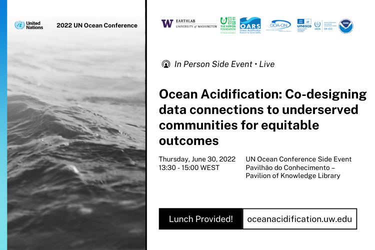Ocean Acidification: Co-designing data connections to underserved communities for equitable outcomes